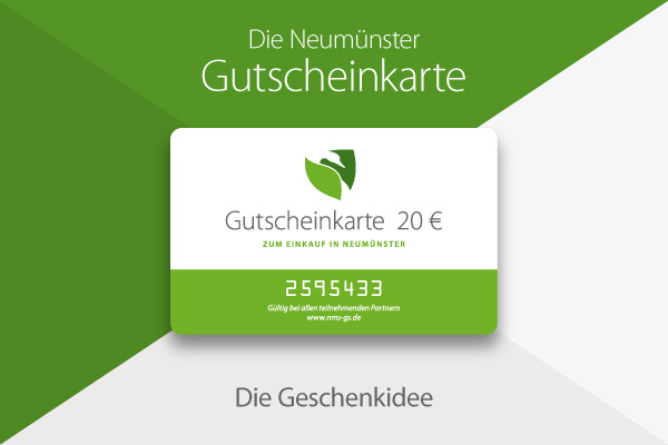 Die Neumünster Gutscheinkarte