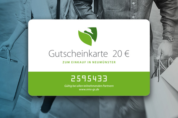 Die Neumünster Gutscheinkarte