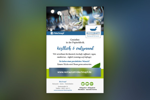 Das Restaurant Blechnapf