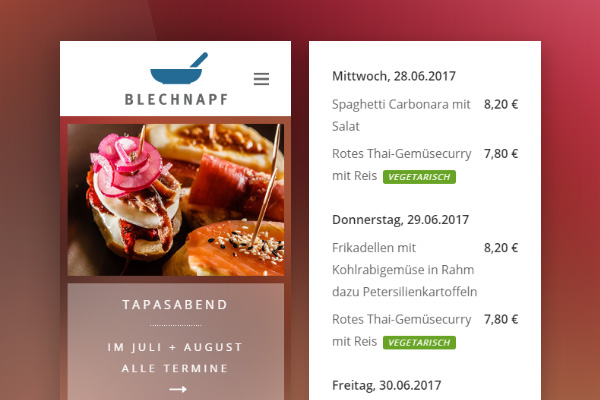 Das Restaurant Blechnapf