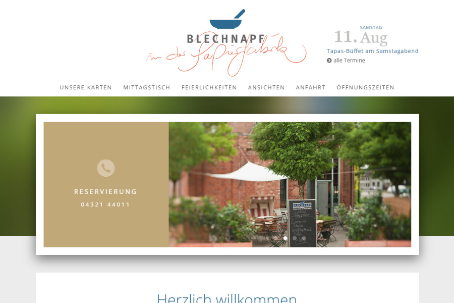 Das Restaurant Blechnapf